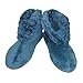 Dearfoams Women's Velour Booty Slipper with Cuff and Memory Foam