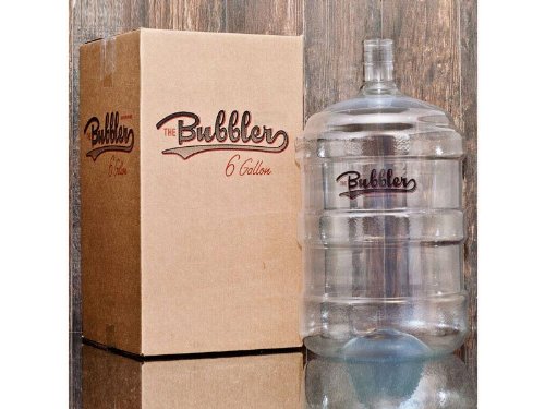The Bubbler - 6 Gallon PET Plastic Carboy Fermentor for Beer Brewing and Wine Making
