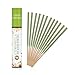 Natural Mosquito & Insect Repellent Incense Sticks 11" for Outdoor & Garden - Long Lasting 1.5 Hour Burn Time, DEET Free with Citronella Oil, Lemongrass, Kaffir Lime, Bamboo Powder (Pack of 12)