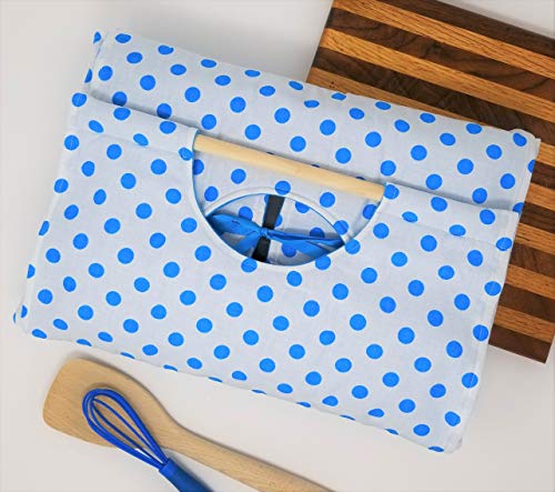Blue Dot 9x13 Casserole Carrier - Made in USA - Thumbnail 4