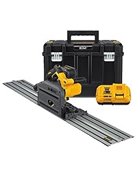 DEWALT DCS520ST1 60V MAX 6-1 2" (165mm) Kit de sierra de pista sin cable con 59 pulgadas de pista