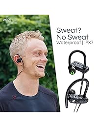 Wireless Bluetooth auriculares con micrófono por diseño   mejor Auriculares Inalámbrico para Running Pop & Ejercicio   múltiples tamaños para hombres y mujeres   Estimada IPX7 impermeable   30 ft. Gama   8 horas Duración de la batería