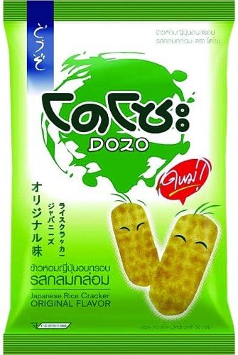 Dozo Japanese Rice Cracker Original Flavour Size 56 g.