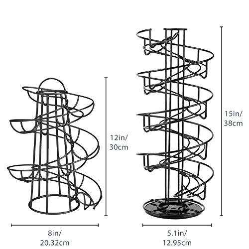 image for Flexzion Egg Skelter 360 Degree Rotatable Spiral Design Dispenser (Lar