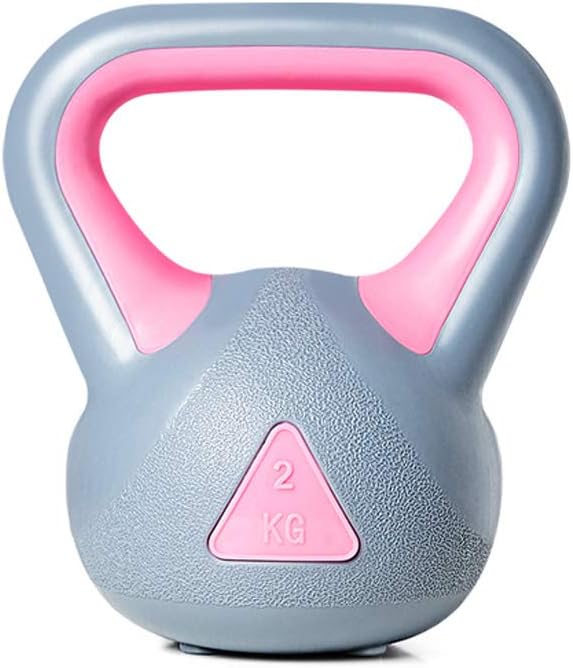 KettleBells Weights Set, 2KG, 4KG,6KG,8KG,Cast Iron Rubber Coated Kettlebell for Men and Woman, Color Barbell Set Home Gym Fitness Exercise Strength Training