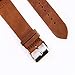 Wooden Watch, Women's Quartz Watch Bamboo Case with Brown Cowhide Leather Strap