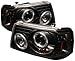 Spyder Auto PRO-YD-FR01-1PC-HL-BK Ford Ranger Black Halo LED Projector Headlight with Replaceable LEDs