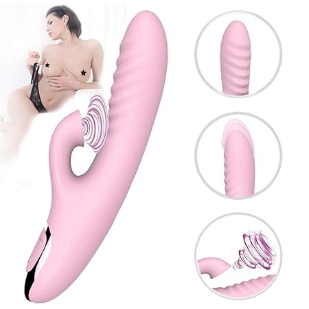 Klitoris Saugen Vibrator mit 10 Vibrationsmodi für Frauen, Wasserdicht Klitoris Massagegerät Brustwarzen Saugen Stimulator, R