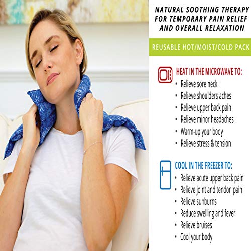 Nature Creation Heating pad for Neck and Shoulders | Microwave Heating pad | Natural hot Packs for Pain Relief with Aromatherapy for Stress Relief | for Neck, sholuders & Upper Back Pain Relief
