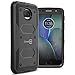 CoverON Motorola Moto G5S Plus Case, [Tank Series] Protective Full Body Phone Cover with Tough Faceplate - Black