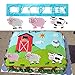 Farm Animals Cake Decorating Cutters - Cartoon Tractor/Car Cookie Cutter Set/Pig Sheep Cow/Biscuit Mold for DIY Baking Fondant Sugarcraft Pastry Cupcake Toppers