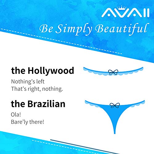 Home Waxing Kit,AVAII Painless Hair Removal Waxing Warmer Kit for Full Body Brazilian Bikini Face Eyebrows Legs Underarm with Hard Wax Beans (3.5oz/bags) & 20 Wax Applicator Sticks