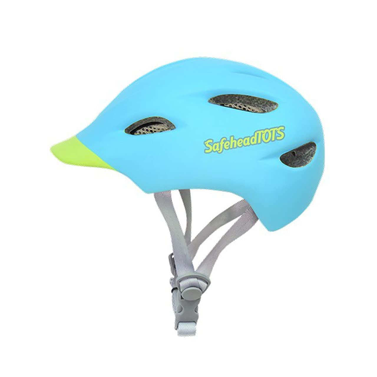SafeheadTOTS Kids bike helmet CE-CPSC Certified Toddler Bike Helmet 2-4 Years for Boys Girls Washable Inner Lining, Safety Crash Helmet, In-Mold, Perfect for Bicycle, Scooter Balance Bike Blue-green