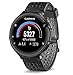 Garmin Forerunner 235 (Black/Gray) GPS Running Watch Bundle | with HD Screen Protector Film (x4) & PlayBetter USB Car/Wall Adapters | On-Wrist Heart Rate | Elevate Heart Rate Technology | VO2 Max
