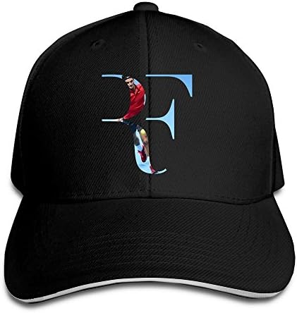 Sunny Fish6hh Unisex Adjustable Roger Federer Baseball Caps Hat One Size Black