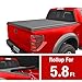 MaxMate Soft Roll-up Truck Bed Tonneau Cover Compatible with 2007-2013 Chevy Silverado GMC Sierra 1500 (NOT FIT 2007 Classic) | 5'9