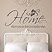 BCDshop Wall Sticker Decal Saying Home Where You are Loved No Matter What Home Bedroom Wall Decor Art Mural Removable