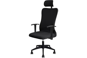 FORCHEER Ergonomic Office Chair Covers Set with Headrest Cover Water Repellent Managerial Chair Cover for Office Executive Ch