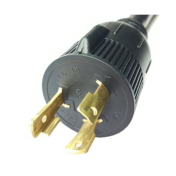 Parkworld-885149-Adapter-Cord-30-AMP-Twist-lock-L6-30-Plug-Male-to-locking-20-Amp-L6-20-Receptacle-Female Parkworld-885149-Adapter-Cord-30-AMP-Twist-lock-L6-30-Plug-Male-to-locking-20-Amp-L6-20-Receptacle-Female