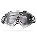 NENKI Dirt Bike Goggles Anti Fog Goggles for Dirt Bike Riding ATV Motocross Goggles for Women Men Adult Motorcycle MX Goggles Racing Goggles UV Protection Clear Lens