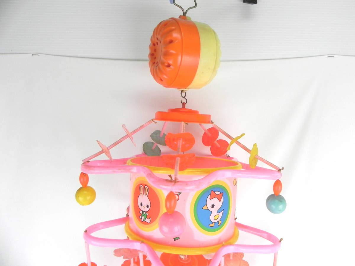 女の子向けプレゼント集結 ベッドメリーモビール Q1477 昭和レトロ Royal ローヤル 元箱付 ワンタッチメリー B07ngqjfck ベビー 赤ちゃん 偉大な Www Bookable Fr