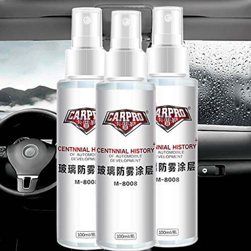 Pstars 100 ML Car Windshield Windows Fog-Proof Spray Super Strong Automotive Interior Glass Cleaner, Non-Toxic and Zero-Damage