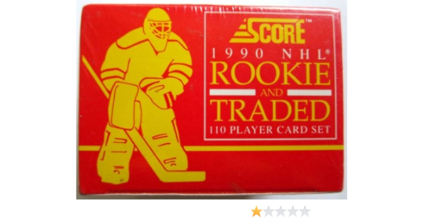 Amazon Com 1990 Score Nhl Rookie And Traded Set Sports Outdoors