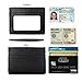 Slim Wallet RFID Blocking Minimalist Wallet Unisex Slim Card Holder With Window
