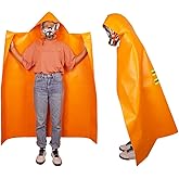 Estresen Fireproof Cloak for Adult with Hood, 1.2 * 1.6 M/48''*64'', Fire Emergency Survival Safety Blanket Full Body Protection, Resistant to high Temperature