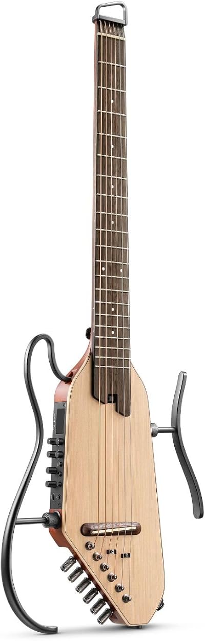 Donner HUSH I PRO Travel Acoustic Electric Guitar with 18 Effects