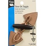 Dritz 454-58 Sew-On Toggle, Tan