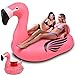 GoFloats Giant Inflatable Flamingo | Includes Bonus Flamingo Drink Float | New for 2018