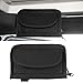 Winunite 1PC Roll Bar Sunglasses Holder Storage Bag Pocket Compatible with Jeep Wrangler JK TJ CJ YJ JKU JL JLU Unlimited 2/4 door & Gladiator JT Black Small Things Accessories Storage Pouch