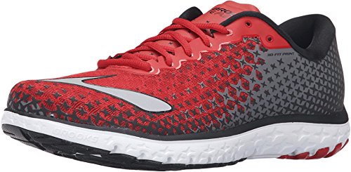 Brooks Men's PureFlow 5 High Risk Red/Black/Silver Sneaker 8.5 D (M)