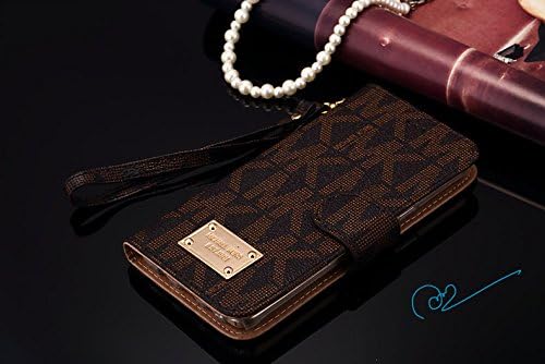 "US Seller" MKAyDiN For iPhone 7/ iPhone 8 (It's fitted for iPhone 7 / iPhone 8 Not for iPhone 7 Plus / iPhone 8 Plus) New Luxury PU Leather 2 folds Wallet Style Flip Cover Case. MK (Brown)