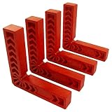 Square 90 Positioning Square Assemble Cabinets, Drawers or Boxes That Require A 90 Degree Corner 4 Pack (6" Square 4 Pack)