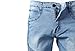 DAVID.ANN Men's Slim Straight Fit Biker Jeans,Light Blue,32