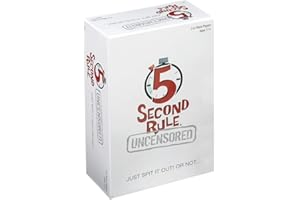 5 Second Rule Uncensored - Fun Card Game for Game Night with Friends - for Ages 17 and Up