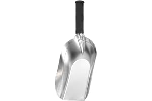 HARFINGTON Garden Hand Shovel 11.8" x 4.5" Stainless Steel Square Shovel Hand Trowel Gardening Tools for Transplanting Weeding Digging Planting