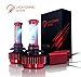 LIGHTENING DARK H11 (H8,H9) LED Headlight Bulbs Conversion Kit, CREE XPL 6K Cool White,7200 Lumen - 3 Yr Warranty