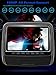 Touchscreen Headrest DVD Player for Car With Leather Cover USB SD 9 inch Screen Support IR Wireless Headphones HD 1080P Black Pack of 2