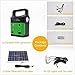 Portable Solar Generator with Solar Panel,Included 3 Sets LED lights,Solar Power Inverter,Electric Generator,Small Basic Portable Generator Kit,Solar Lights for Home & Camping,Power for Solar Fans