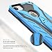 Zizo Static Series for iPhone 7/8 Case, Military Grade, Drop Tested, Built-in Kickstand, Blue & Black