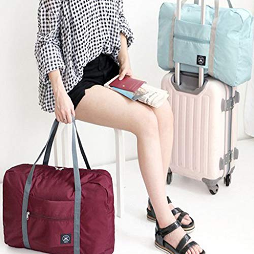 image for Toimothcn Large Duffel Bag Foldable Travel Bag for Man Women Luggage B