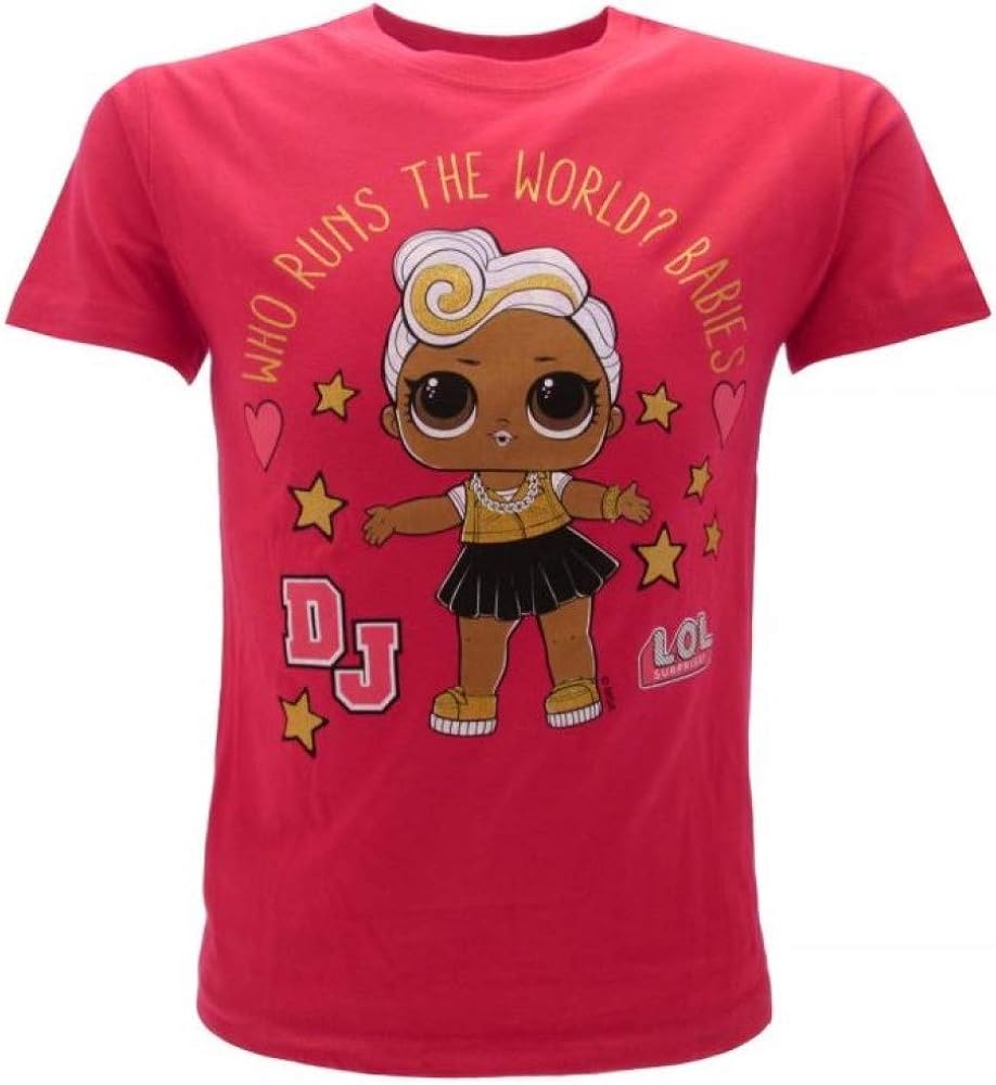 Brand Lol Surprise Official T Shirt Girls Glitter Dj Fuchsia L O L Will Make You Satisfied Seguropoop Com Br