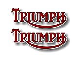 2 Triumph 1950's 1960's 1970's Motorcycle 6.5