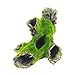 Petforu Artificial Flocking Fish Tank Decoration Hollow Tree Shaped Reptile Pet Habitat Décor Hideout (Small)thumb 3