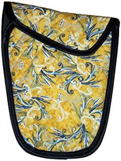 In-the-Purse CCW Concealed Carry Gun Holster- Size Medium for most 9MM's by Gals With Guns (Yellow Floral)