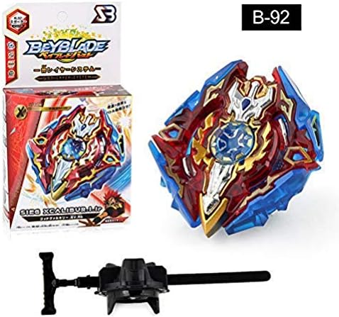 Wywei Bey Burst Blade Evolution String Launcher Grip Kit God Bay Battling Top Booster Geist Fafnir. High Performance 4D Bey Left Right Launcher Spinning Top Boys Game Toys Bey Battle Set (B-92)