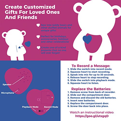 2 Inventiv+Recorder+Stuffed+Recordable+Messages